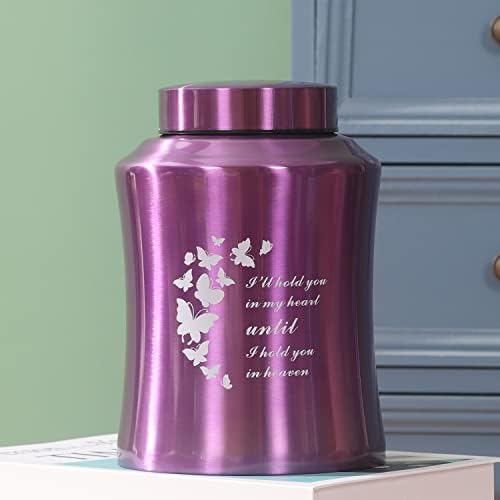 Stainless Steel Butterfly Urn for Human Ashes