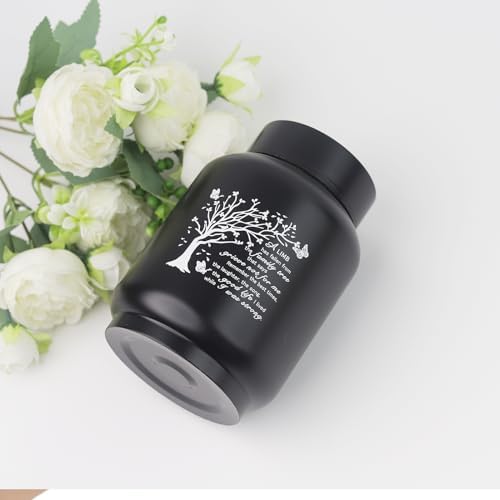 6 Inch Family Tree Memorial Urn for Ashes - Stainless Steel Cremation Urn with Limb Has Fallen Engraving