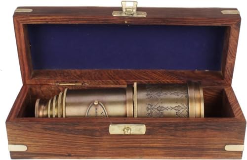 Victorian 1915 Style Telescope with Brass Accents