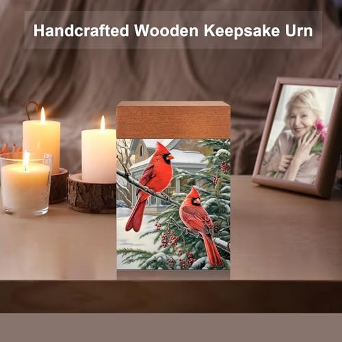 Wooden Small Cremation Urn for Baby Pet or Human Ashes