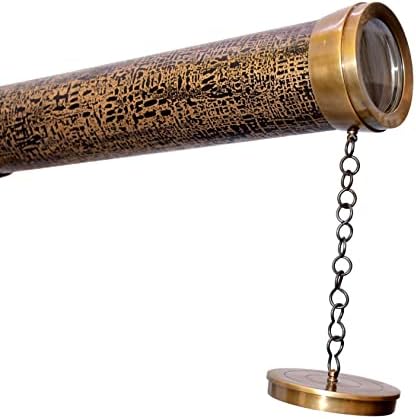 Anchor Master 65 Inch Adjustable Brass Telescope