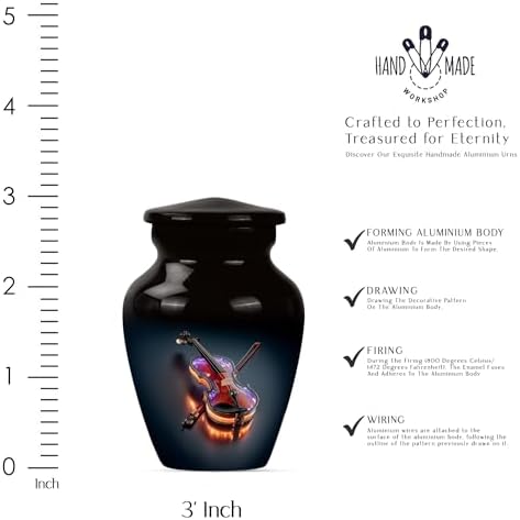 Atrikhya Musical Urns for Human Ashes Set