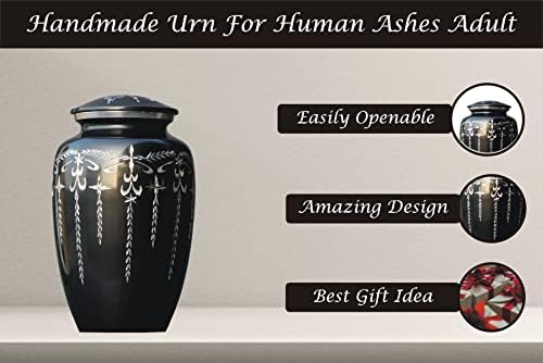 Adult Cremation Urns for Human Ashes - Decorative Urns for Funeral Remembrance - Large Keepsake Box