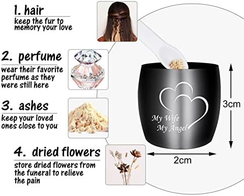 Small Keepsake Urns for Human Ashes - My Wife My Angel