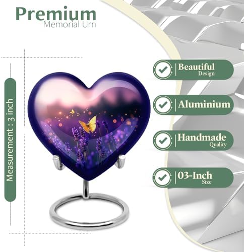 Yatskia Butterfly Small Urn for Human Ashes