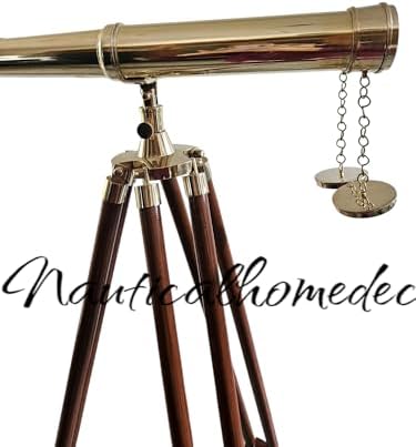 Personalized Brass Binoculars with Adjustable Stand