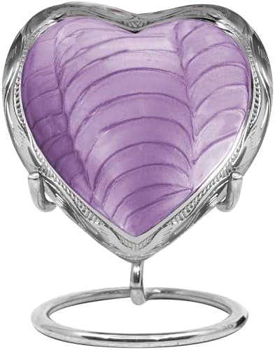 Trupoint Memorials Mini Heart Urn with Stand