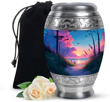 JAGSHASHI 10-Inch Memorial Urn for Human Ashes