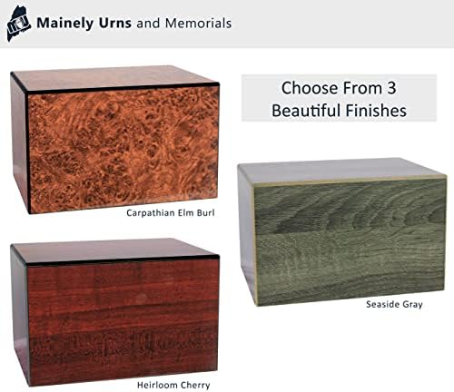 US Air Force Themed Cherry Wood Cremation Urn