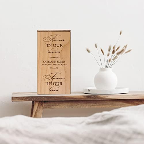 LifeSong Milestones Custom Engraved Wooden Urn Box