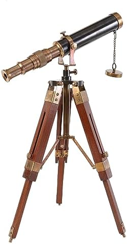 9 Inch Brass Telescope Vintage Marine Decor