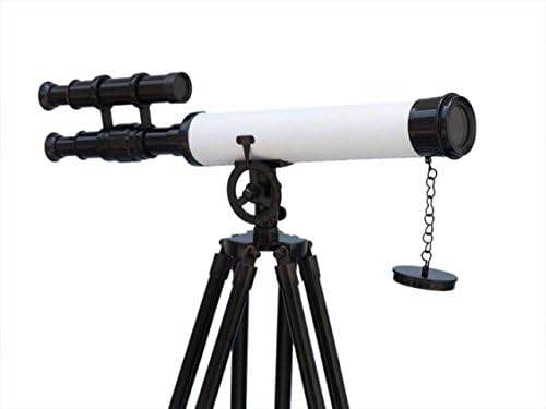 Hampton Nautical ST-0126-BWLB Floor Telescope