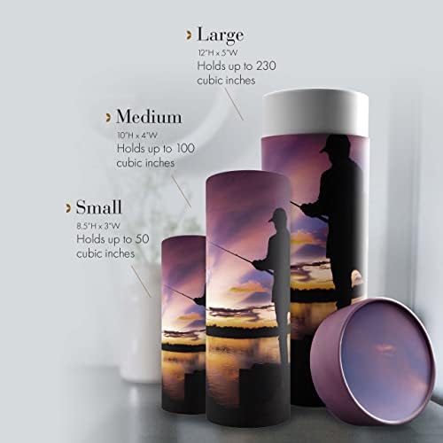 Gone Fishing Scattering Urn for Human Ashes