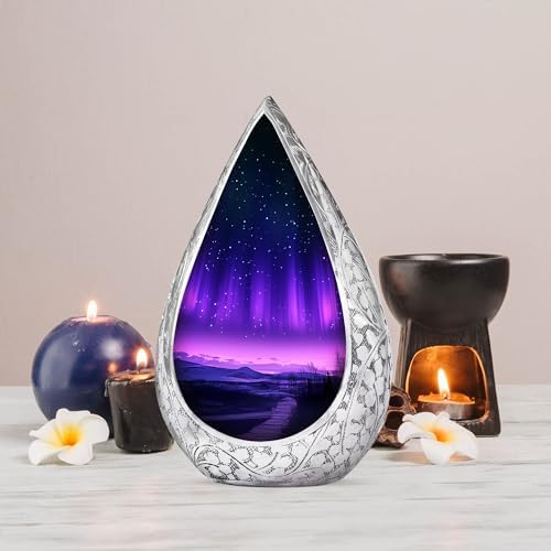 Purple Cremation Urn 3 Inch Mini Memorial Keepsake