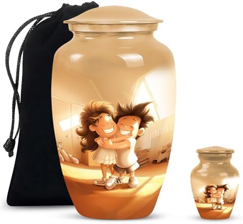 YATHABHISA Adult Urn Set with Velvet Bag