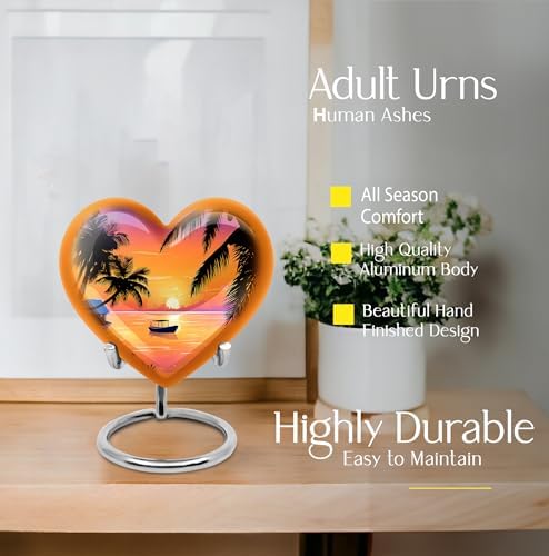 Heart Shape Cremation Urn - Small Keepsake Pack of 4