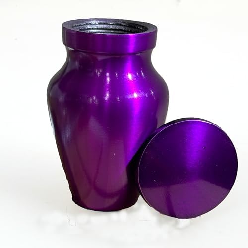 Mini Urns for Cremation Ashes Decorative Keepsake Urn 3 Inch Magenta