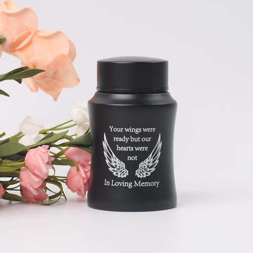 45 Inch Mini Cremation Urn Stainless Steel Ashes Holder