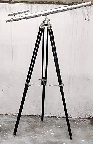 Navirock Marine Navy Decorative Telescope Black Tripod