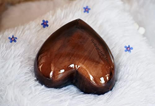 Heart-Shaped Wooden Urn for Ashes Handmade Keepsake Box