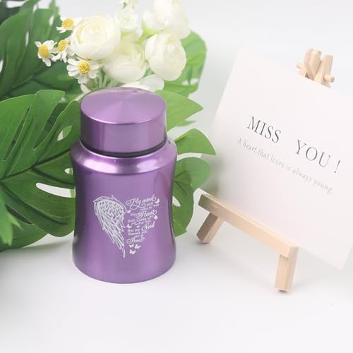 45 Inches Small Keepsake Urn - Heart Wing Memorial Container