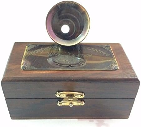Victorian Brass Nautical Telescope Decorative Box