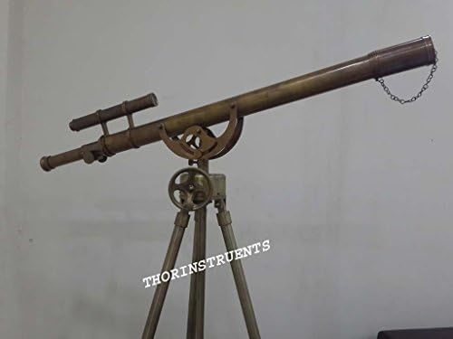Nautical Brass Telescope with Tripod Antique Brown Finish