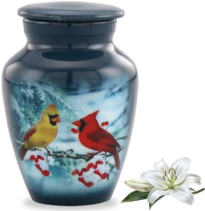 Immortal Memories Mini Cardinal Urn with Velvet Case