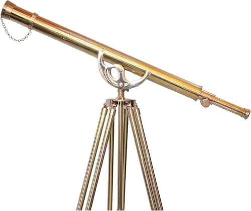 Designer Handmade Anchor Master Nautical Telescope with Brass Finish