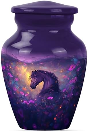 Stylish Horse Urn for Human Ashes - Set of 2