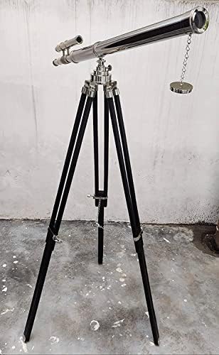 Navirock Marine Navy Decorative Telescope Black Tripod