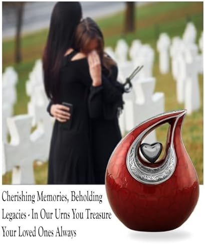Personalized Teardrop Urn for Human Ashes