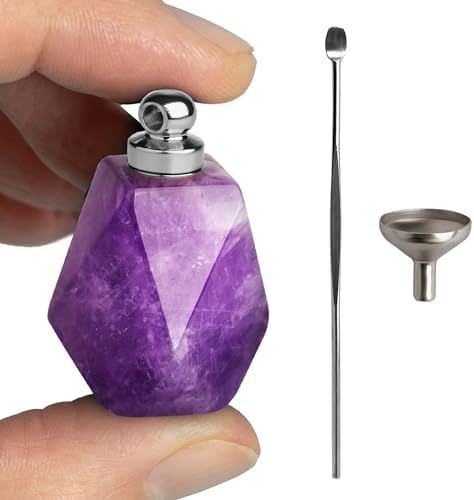 BOHO GARDEN Crystal Keepsake Urn - Amethyst Silver