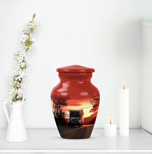 3 Inch Small Cremation Urn - Elegant Burial Urn for Ashes