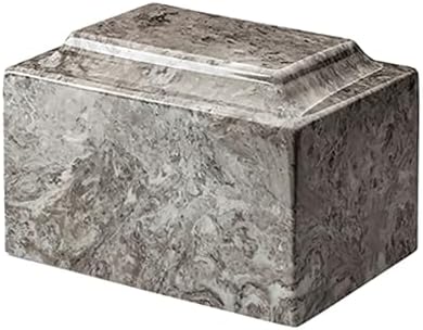 Custom Engraved Mackenzie Urn Vault - 3 Lines of Engraving Included Cashmere Gray Color