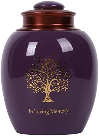 Youdear Memorials Medium Ceramic Urn for Human Ashes