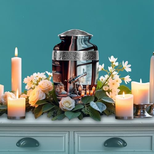 Telescope Decorative Urn for Ashes - 10 Inch