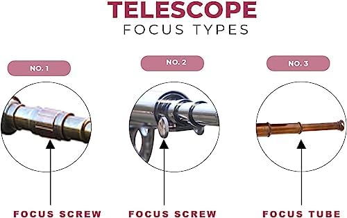 Nautical Designer Brass Telescope with Black Leather Cover and Wooden Tripod