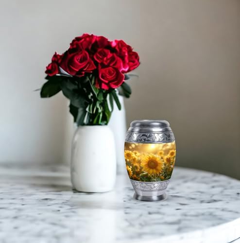 Golden Sunshine Dew 3 Inch Mini Urns Pack of 4