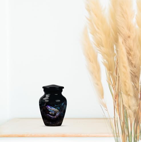 Elegant Snake Design Decorative Urn for Ashes