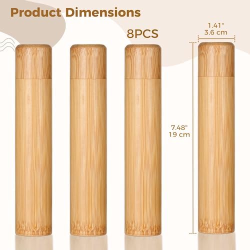 Bamboo Scattering Urn Set 8 PCS for Human and Pet Ashes