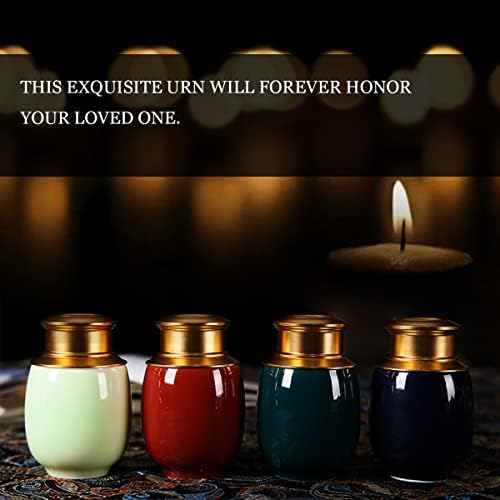 Small Urns for Human Ashes Rose Red Decorative Urn