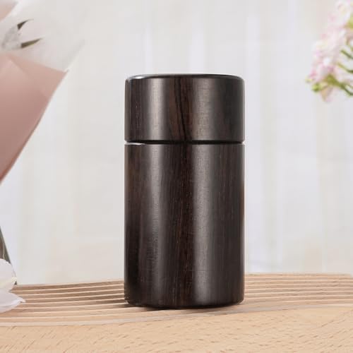 Sandalwood Mini Urn for Cremation Ashes Personalized Memorial Keepsake