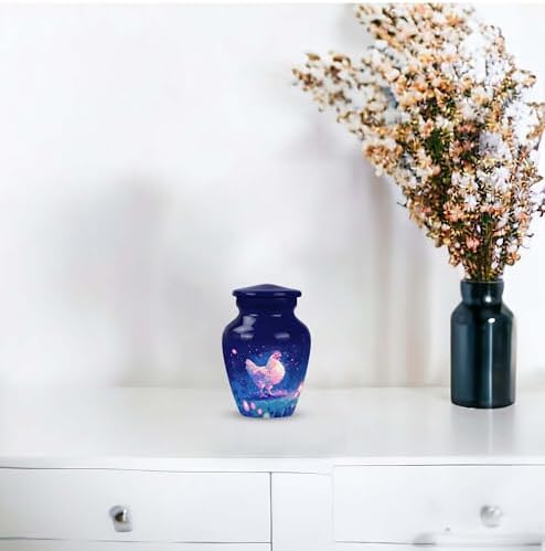 Mini Cremation Urn - 3 Inch Durable Metal Ash Container