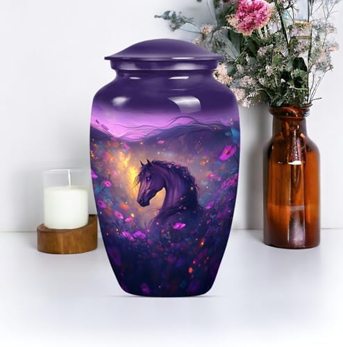 Horse Urn for Human Ashes - 10 Inch Cremation Urn