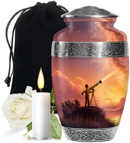 JAGASY 10 Inch Cremation Urn for Adult Ashes