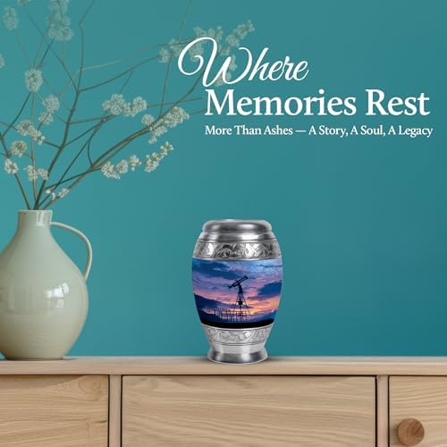 Saburial Telescope Memorial Urn Set - 3 Inch Pack of 4 for Ashes