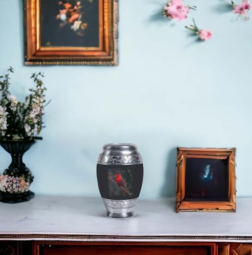 Winter Cardinal Mini Urns For Cremation - Pack Of 2
