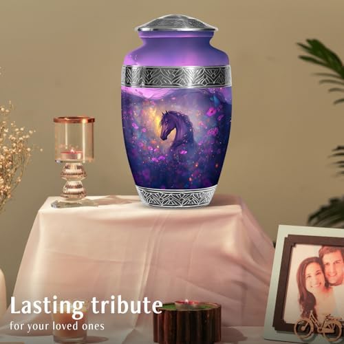 Large Decorative Urn for Human Ashes 10 Inch