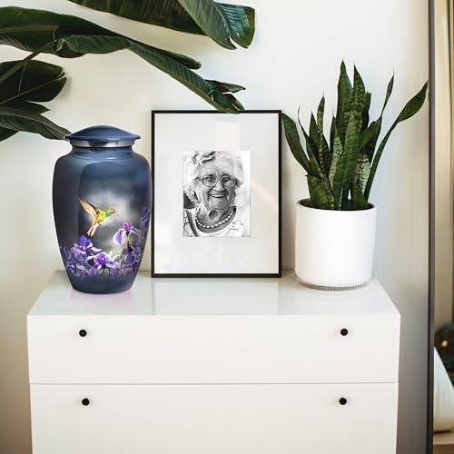 Trupoint Memorials Gray Hummingbird Cremation Urn